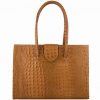 Italian Real Genuine Leather Large/ Handbag – brown