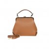 Real Genuine Leather Shoulder bag/brown