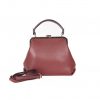 Real Genuine Leather Shoulder bag/Bordeaux