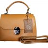 Stylish brown Italian Genuine Leather Handbag – Vera Pelle )