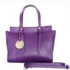 Stylish Italian Genuine Leather Hand bag -Vera Pelle )